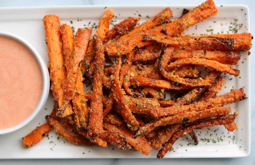 Healthy Air Fryer Carrot Fries