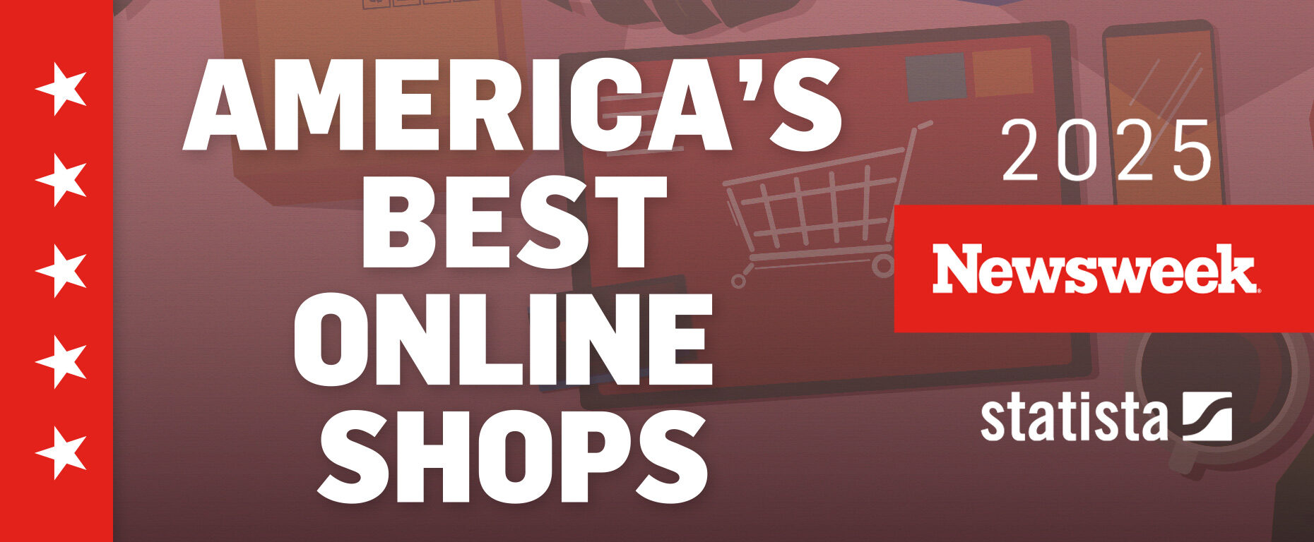 One America's Best Online Shops for 2025, rated by Newsweek and Statista.